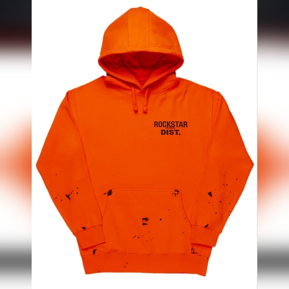 Rockstar Original 2 Piece Set Track Set - Orange, Black & White XL Long